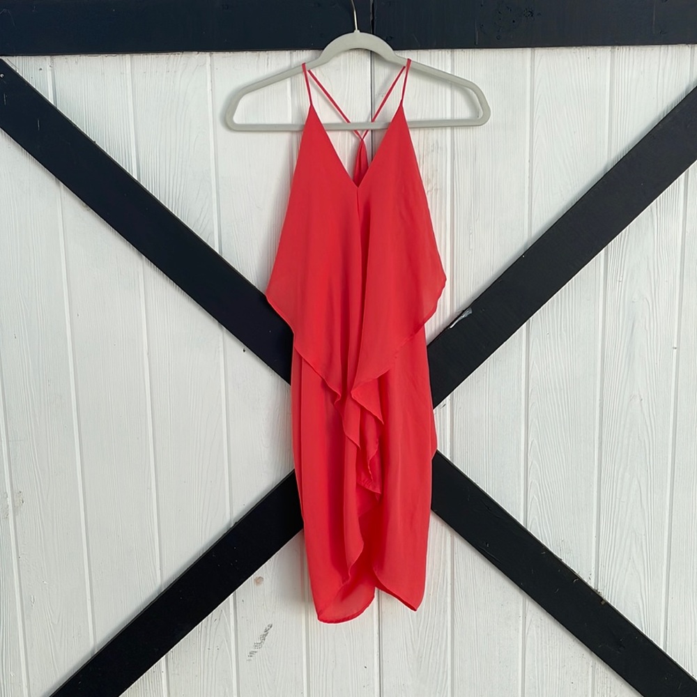 Coral dress